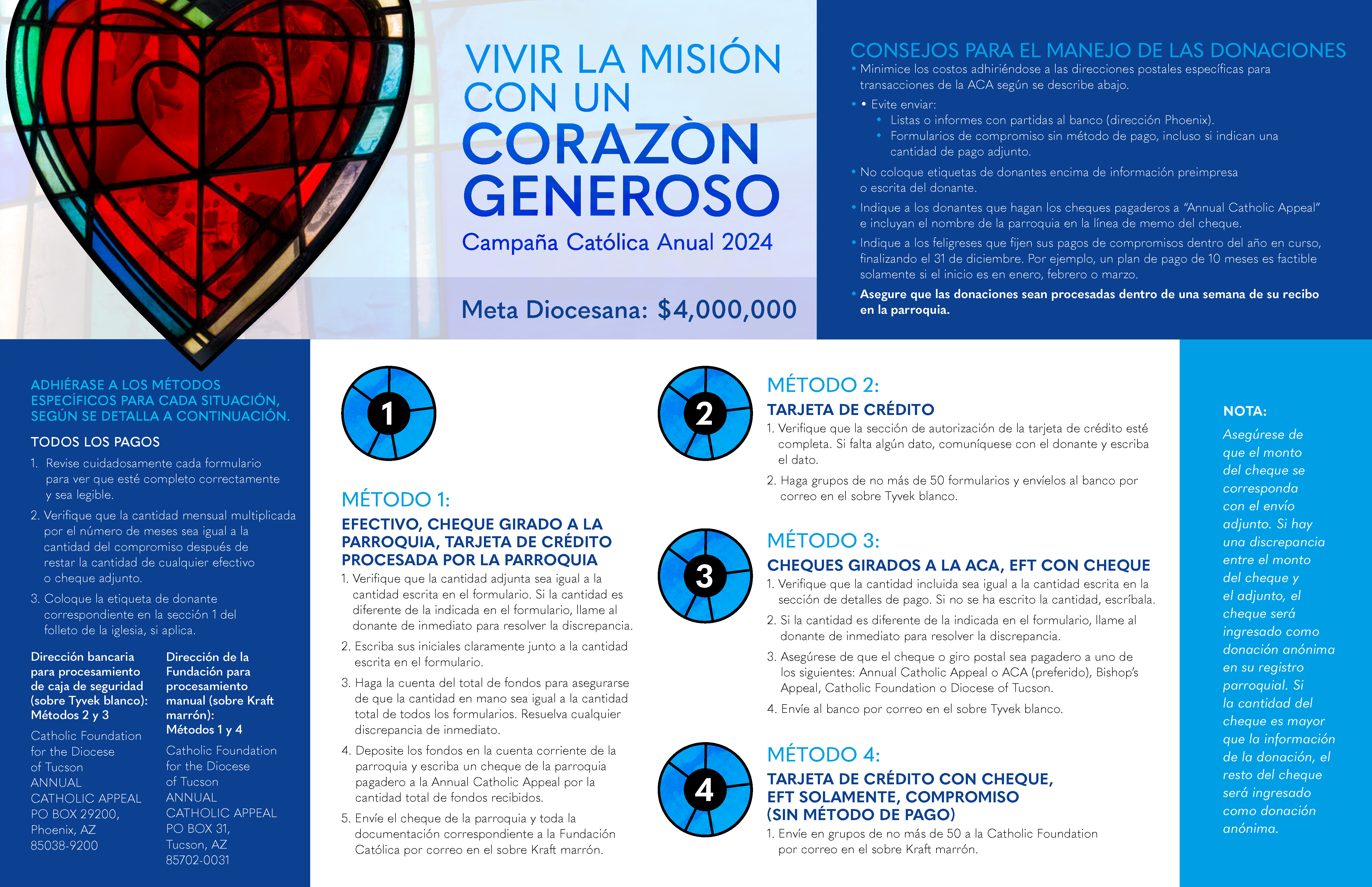 Annual Catholic Appeal Poster 2024 Spanish